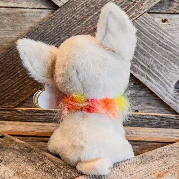 Pair of 2021 TY Beanie Boo Dogs, Chewey the Chihuahua & Rainbow the Poodle, 6" - Picture 8 of 11